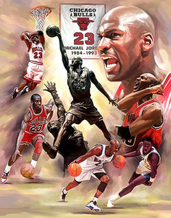 michael jordan nike poster