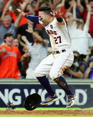 Jose Altuve 2017 ALCS Game 2 "Altuve's Dash" Houston Astros Premium Poster Print - Photofile 16x20