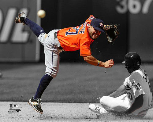 Jose Altuve "Spotlight Throw" Houston Astros Premium Poster - Photofile 16x20