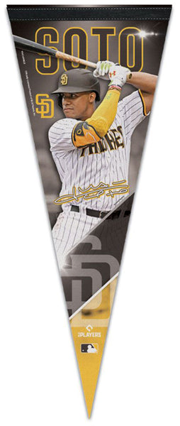 Juan Soto MLB Signature Series San Diego Padres Official Premium Felt Pennant - Wincraft