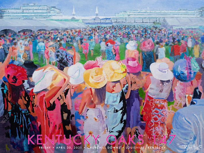 Official Poster of the 147th KENTUCKY OAKS (2021) Horse Racing Poster