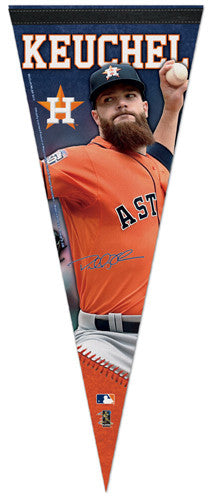 Dallas Keuchel "Signature Series" Houston Astros Official MLB Premium Felt Pennant - Wincraft