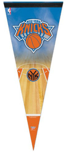 NY Knicks Dual-Logo Premium Felt Pennant - Wincraft