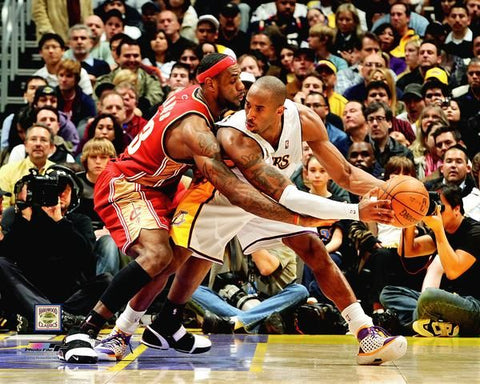 lebron james chalk toss poster