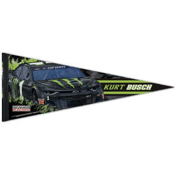 Kurt Busch NASCAR #1 Monster Energy Chevrolet ZL1 Premium Felt Commemorative Felt Pennant - Wincraft