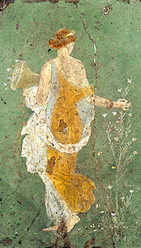 La Primavera (Spring) Ancient Pompeiian Fresco Art Print - Eurographics