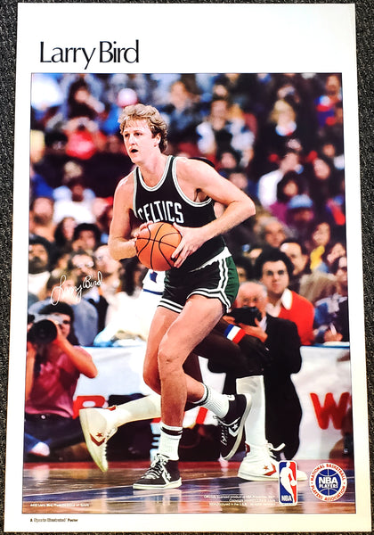 Larry Bird "Superstar" Boston Celtics Vintage Original Poster - Sports Illustrated by Marketcom 1983