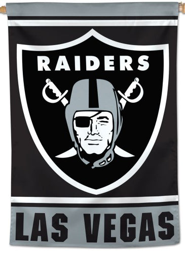 Las Vegas Raiders Official NFL Team Logo and Script Style Team Wall BA ...