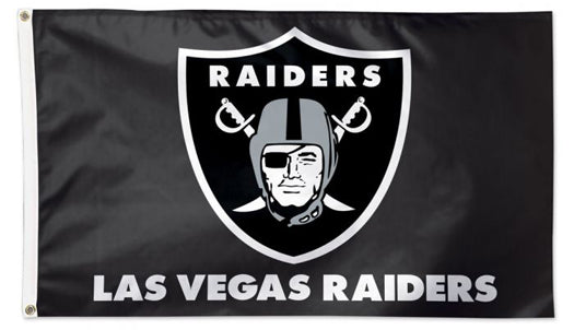 Las Vegas Raiders Official NFL Football Deluxe-Edition Team 3'x5' Flag - Wincraft