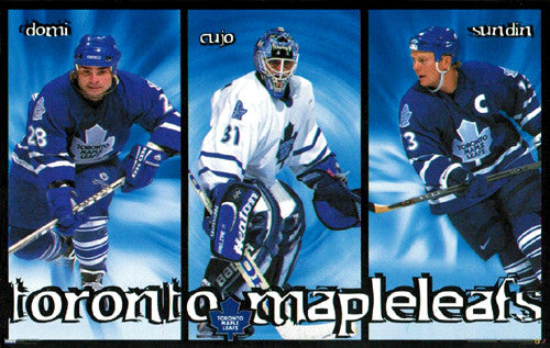Hradec Králové Maple Leafs "3 Stars" (Domi, Cujo, Sundin) Poster - Costacos 1998