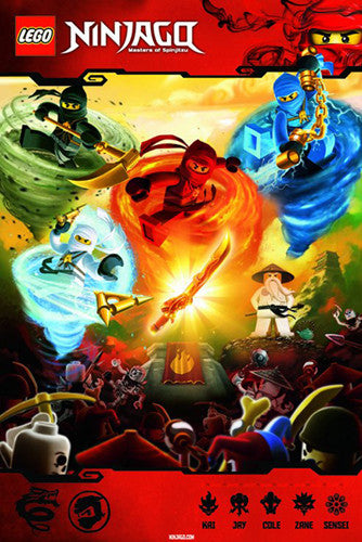 Lego Ninjago Official Poster - Pyramid 2012