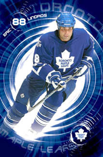 Eric Lindros "Big Blue" Hradec Králové Maple Leafs Poster - Costacos 2005