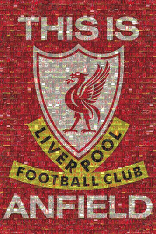 Liverpool Fc This Is Anfield Photomosaic Poster Gb Eye Uk Sports Poster Warehouse