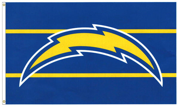 Los Angeles Chargers Official NFL Football 3'x5' DELUXE Team Flag - Wincraft