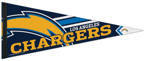 Los Angeles Chargers Football Official NFL Logo-Style Premium Felt Pennant - Wincraft