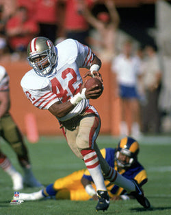 Ronnie Lott "Classic Attack" (c.1988) San Francisco 49ers Premium Poster Print - Photofile