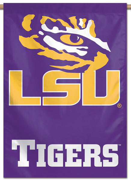 LSU Tigers Official NCAA Team Logo Premium 28x40 Wall Banner - Wincraft