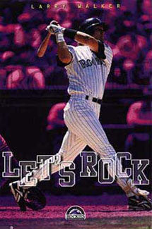 Colorado Rockies Larry Walker Sports Illustrated Cover Art Print