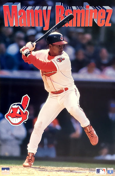 Manny Ramirez "Action" Cleveland Indians Poster (1996) - Starline