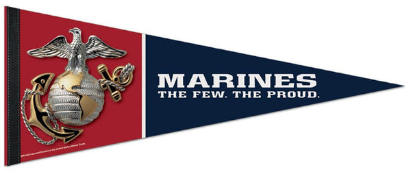 United States MARINES Official U.S. Military Premium Felt Pennant - Wincraft