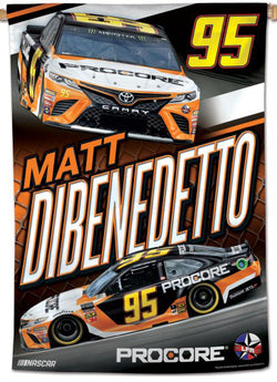 Matt DiBenedetto NASCAR Procore #95 Premium Collector's WALL BANNER - Wincraft