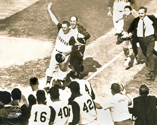 Bill Mazeroski "World Series Hero" (1960) Pittsburgh Pirates Premium Poster Print - Photofile