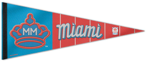 Miami Marlins "Sugar Kings" Official MLB City Connect Premium Felt Pennant - Wincraft