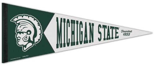 Michigan State Spartans NCAA College Vault 1950s-Style Premium Felt Collector's Pennant - Wincraft