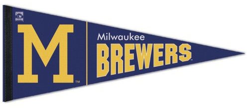 Milwaukee Brewers Cooperstown Collection 1970s-Style Premium Felt Pennant - Wincraft