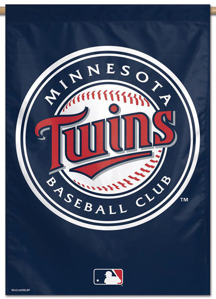 Minnesota Twins Primary Circle-Ball-Logo Style Official MLB Team Premium 28x40 Wall Banner - Wincraft