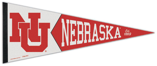 Nebraska Cornhuskers NCAA College Vault 1950s-60s NU-Style Premium Felt Collector's Pennant - Wincraft