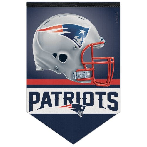 New England Patriots NFL Football Premium Felt PointedBottom Banner