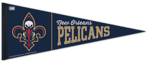 New Orleans Pelicans NBA Hardwood Classics Style Premium Felt Collector's Pennant - Wincraft