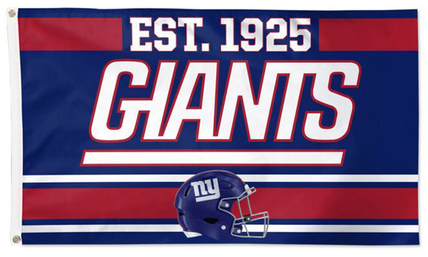 New York Giants "Est. 1925" Official NFL Football 3'x5' Deluxe-Edition Team Flag - Wincraft
