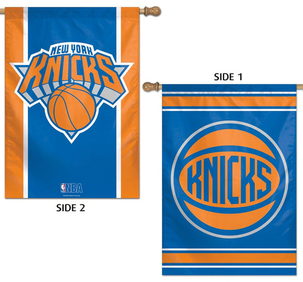 New York Knicks Official NBA Basketball Team Logos 2-Sided 28x40 Wall BANNER - Wincraft