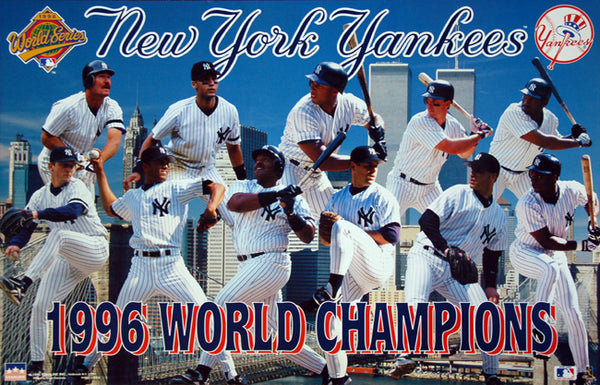 New York Yankees 1996 World Series Champions Commemorative Poster ...