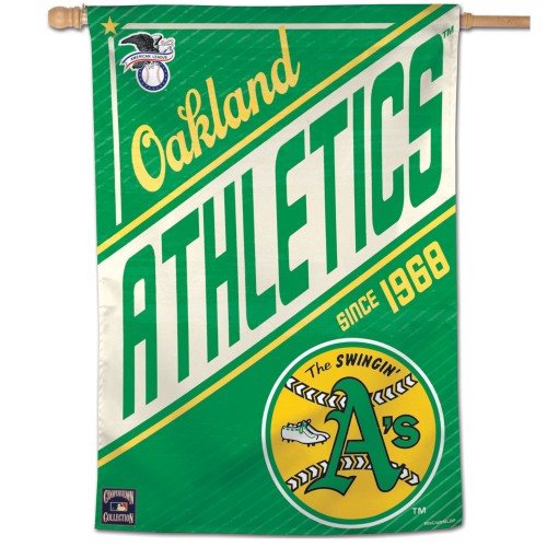 Oakland A's "Since 1968" Cooperstown Collection Premium 28x40 Wall Banner - Wincraft