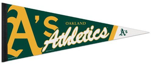 Oakland A's Official MLB Logo-Style Premium Felt Team Pennant - Wincraft