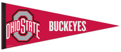 Ohio State Buckeyes Official NCAA Team Logo Premium Felt Collector's Pennant - Wincraft