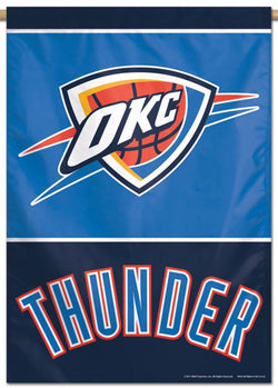 Oklahoma City Thunder Official NBA Basketball Premium 28x40 Team Logo Wall Banner - Wincraft