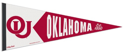 Oklahoma Sooners NCAA College Vault 1950s-Style Premium Felt Collector's Pennant - Wincraft