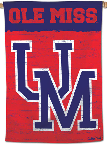 University of Mississippi Rebels "Ole Miss" College Vault-Style NCAA Premium 28x40 Wall Banner - Wincraft
