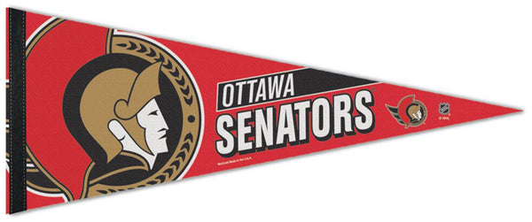 Ottawa Senators Official NHL Hockey Premium Felt Team Logo Pennant - Wincraft