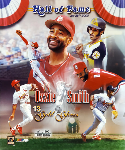 Ozzie Smith "Cooperstown Classic" St. Louis Cardinals Premium Poster Print - Photofile