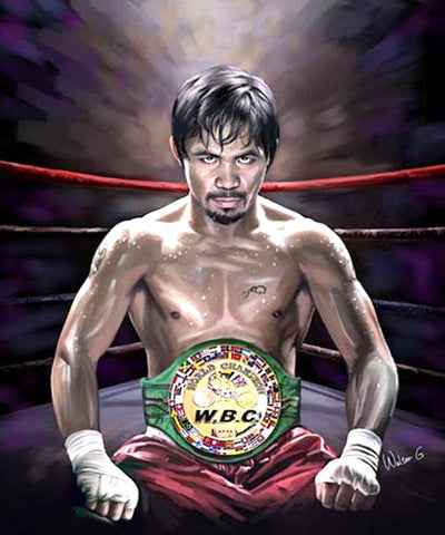 Manny Pacquiao Champion Boxing Premium Poster Print Wishum Gregory Sports Poster Warehouse