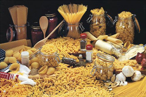 Pasta Cornucopia Food Kitchen Poster - Eurographics