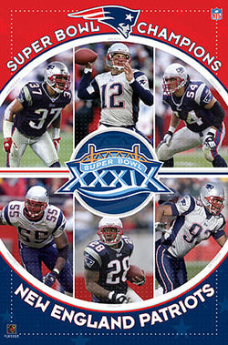 New England Patriots Philadelphia Eagles Super Bowl XXXIX 39 8x10 Photo  File NFL