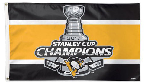 Pittsburgh Penguins 17 Nhl Stanley Cup Champions Deluxe 3 X5 Team F Sports Poster Warehouse