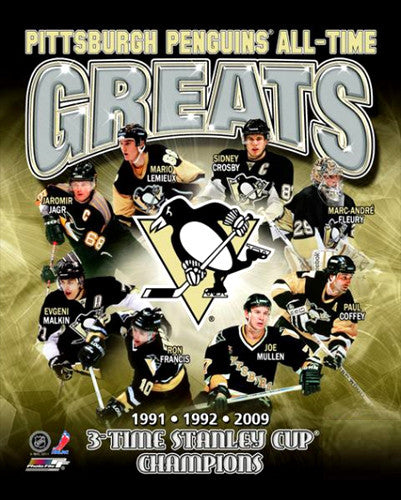 Pittsburgh Penguins "All-Time Greats" (8 Legends) - Photofile