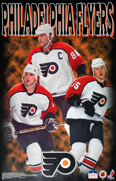 Philadelphia Flyers "Three Stars" Poster (Eric Lindros, John LeClair, Chris Gratton) - Starline1997